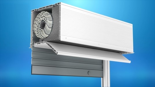 TP1000K Aufsatzrollladen mit Moskitonetz