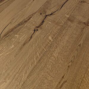 Parkett Landhausdiele Beverly XXL Eiche angeräuchert handgehobelt geölt