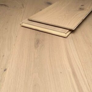 XXL Landhausdielel Eiche Snow gebürstet weiß geölt Rustikal